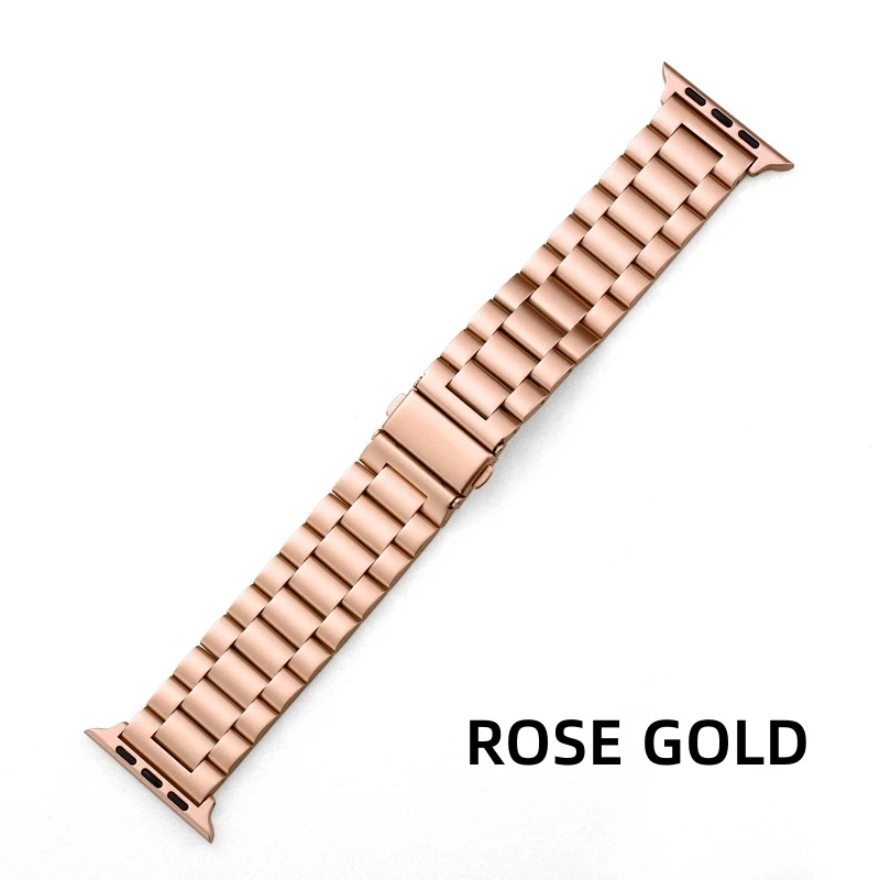 Edelstahlarmband für Apple Watch Band 38/42 mm 41 mm 40/44 mm 45 mm 49 mm Serie 9 8 7 6 SE Ultra 54321 auf iWatch Metallarmband