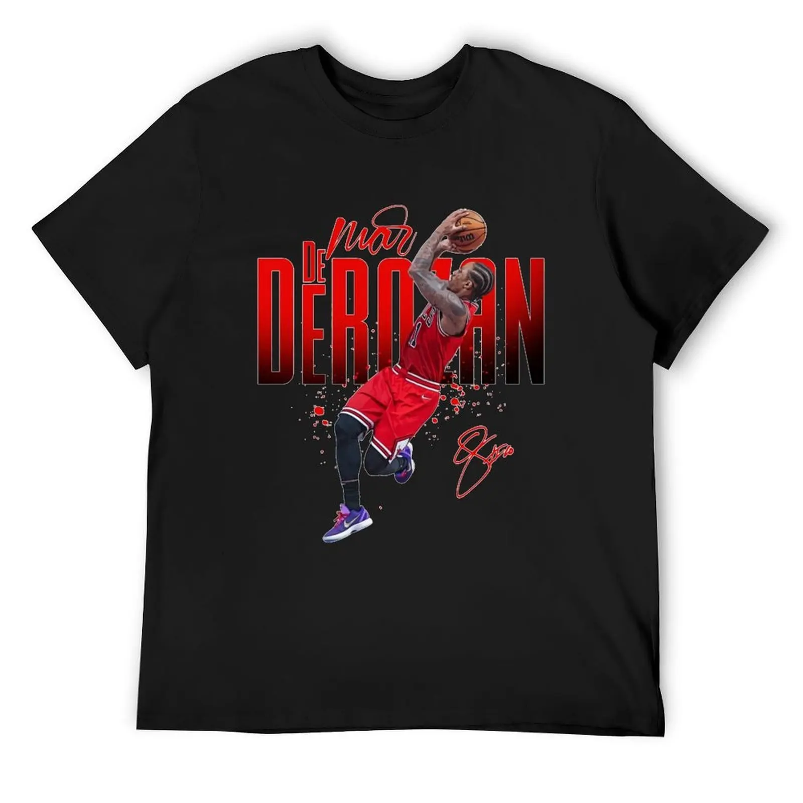 Футболка Zach Lavine Demar Derozan, футболки с аниме, футболки на заказ, футболка большого размера, мужская футболка