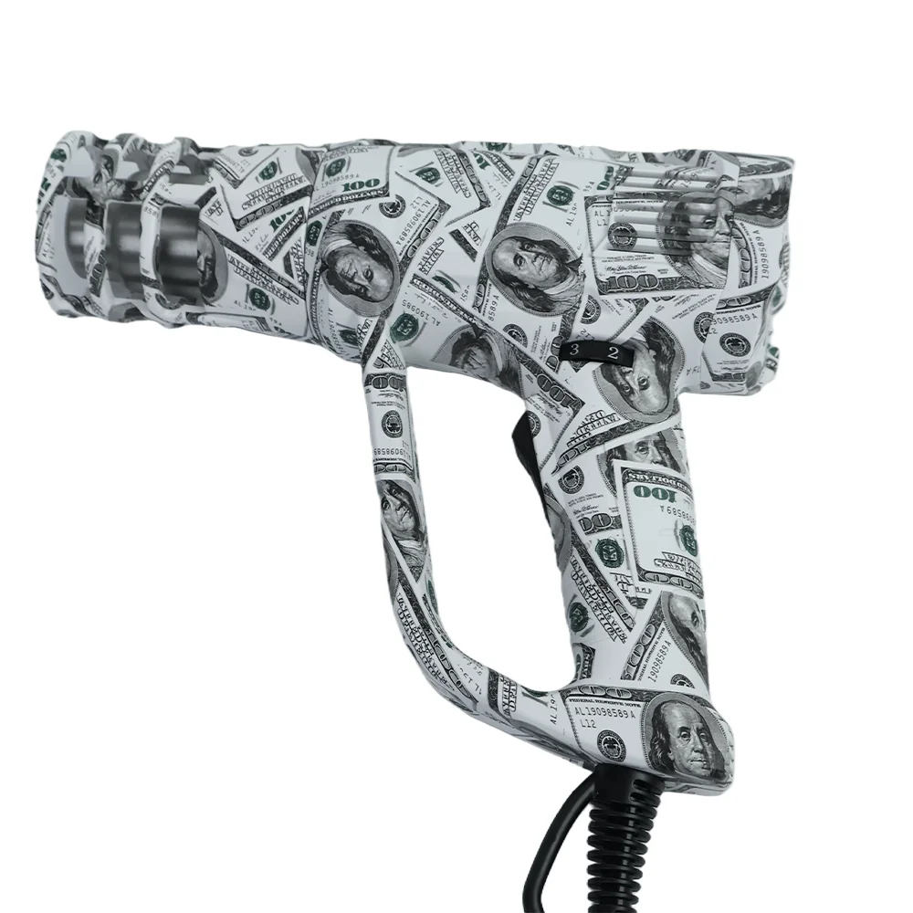 

KUNAISI DIY инструмент для источника тепла с номинальной мощностью 2000 Вт, номинальная выходная мощность, 110 В/220 В, номинальное напряжение, температура, регулируемый тепловой пистолет