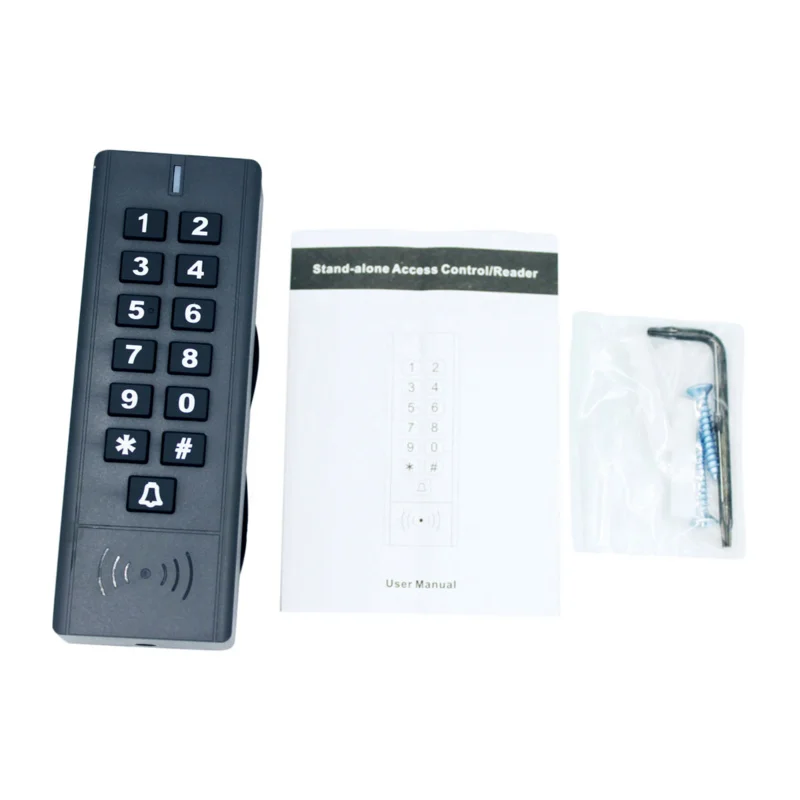 

IP67 Waterproof DC12V 125Khz RFID Access Control Keypad 1000 User Proximity Entry Door Controler A9-SM