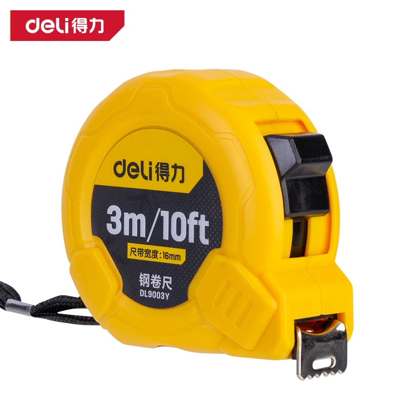 Deli 1 Pcs 3/5/7.5/10m Metric and Imperial Tape Measure Multifunction Woodworking Portable Hand Measuring Tools Tape Measures