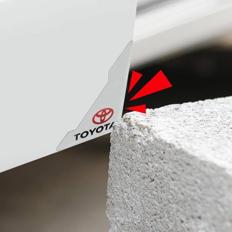 Car Door Corner Cover Anti-Collision Transparent Sticker Adhesive Rubber Accessories For Toyota Corolla Camry RAV4 Yaris Avensis