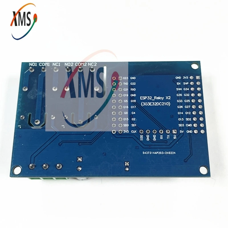 1 sztuk ESP32 5V 12V płytka przekaźnika dwukanałowy bezprzewodowy moduł przekaźnika WIFI ESP32-WROOM płytka rozwojowa DC5-60V