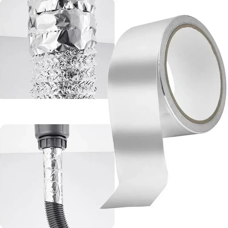 Waterproof Aluminum Foil Tape High Temperature Range Hood Heat Insulation Tin Foil with Oil and Mildew Proof Sink Tape