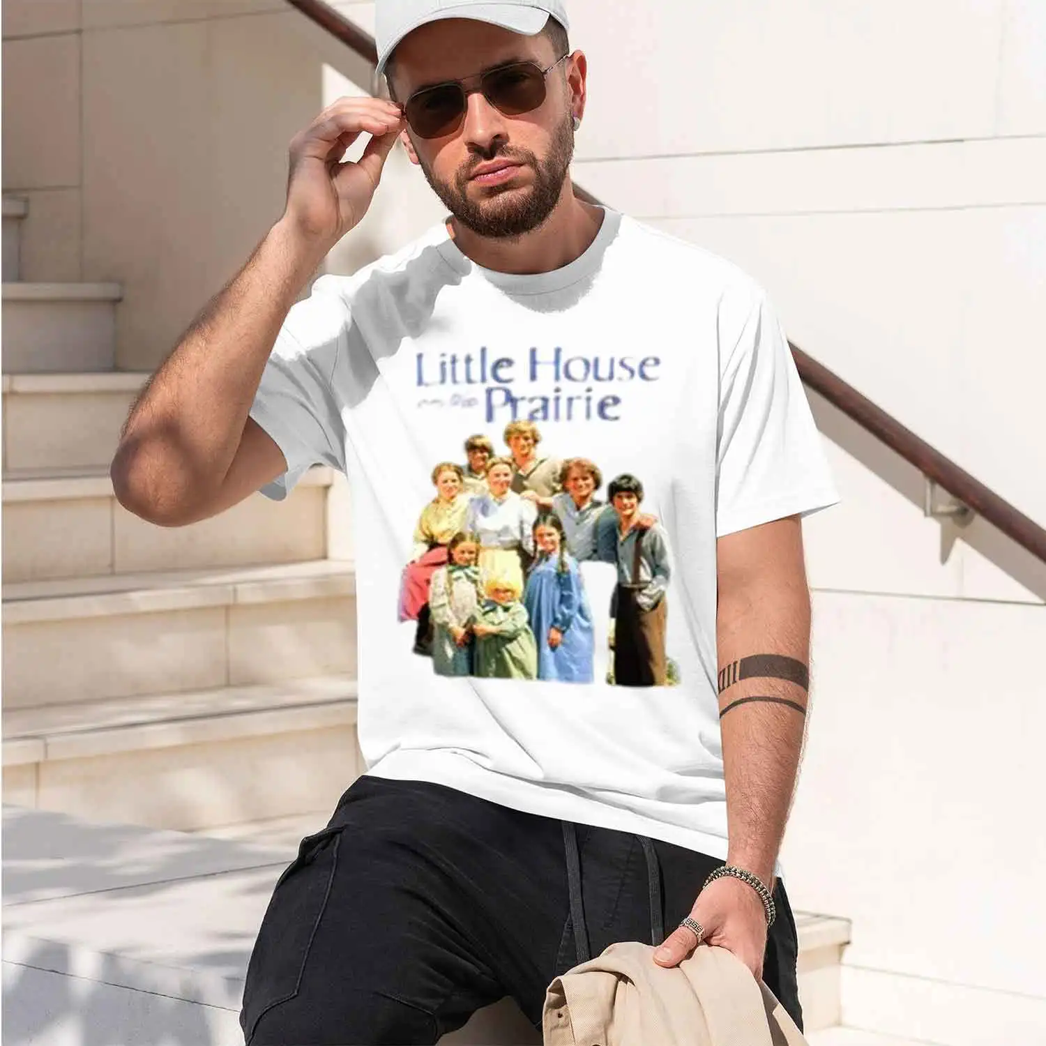 House On The Prairie TV Show Men's T-shirt Size S-5XL 2026 New Model Short-sleeve crewneck T-Shirt Classic Casual Multiple