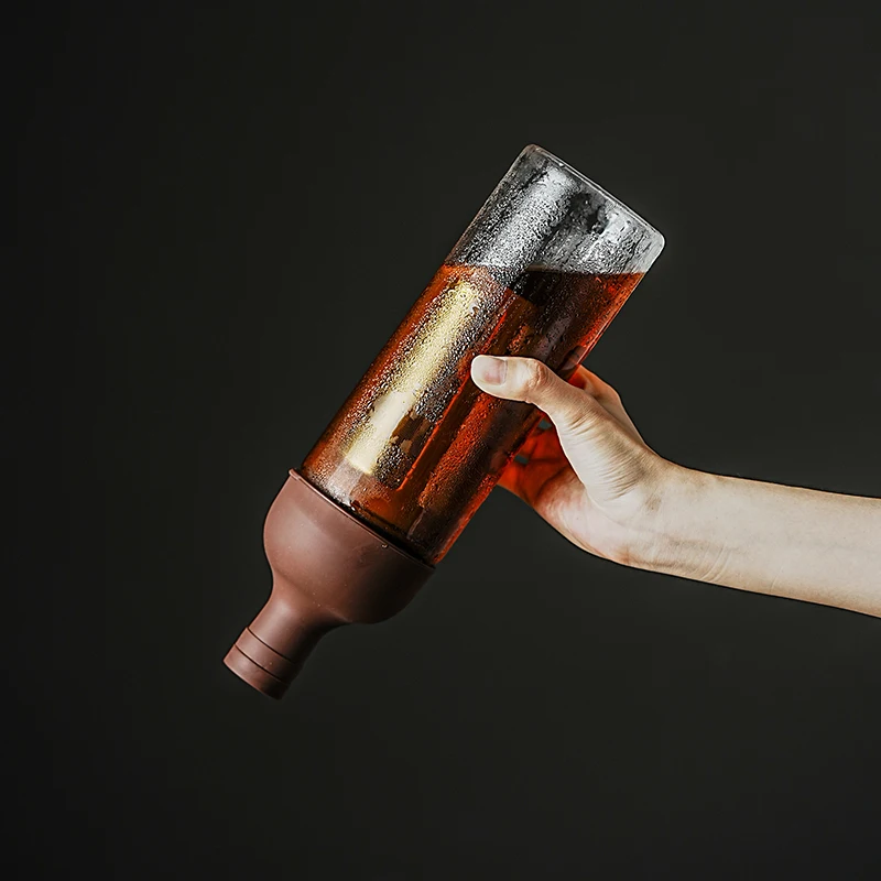 1000ML Glass Cold Brew Coffee Maker Coffee Pots Cafe Maker Coffe Filter Juice Tea Teapot Kettle Coffeepots Handmade For Home - Image 3