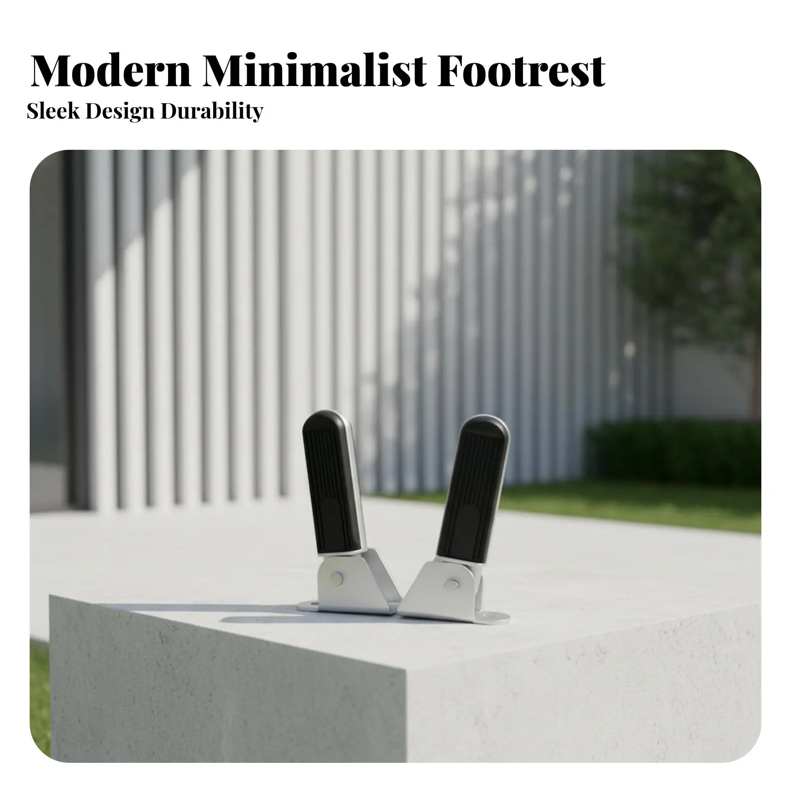2 Pieces Electric Scooter Passenger Footrest Weather-Resistant Use Rear Seat Foot Pedals Electric Scooter Footrest Easy