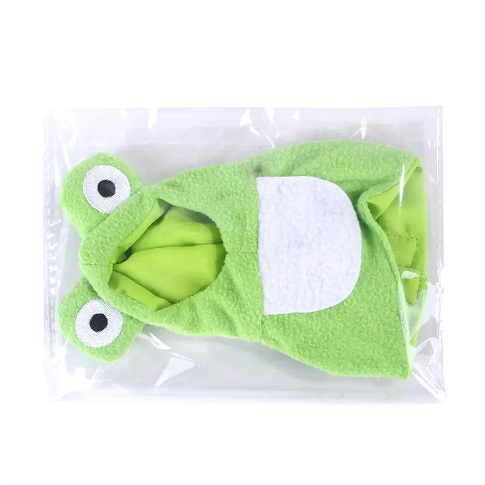 Funny Frog Shape Bird Clothes Medium Large Pet Birds Flight Suit Parrot Cockatiel Pigeons Green Cheek Conure Parakeet Clothing