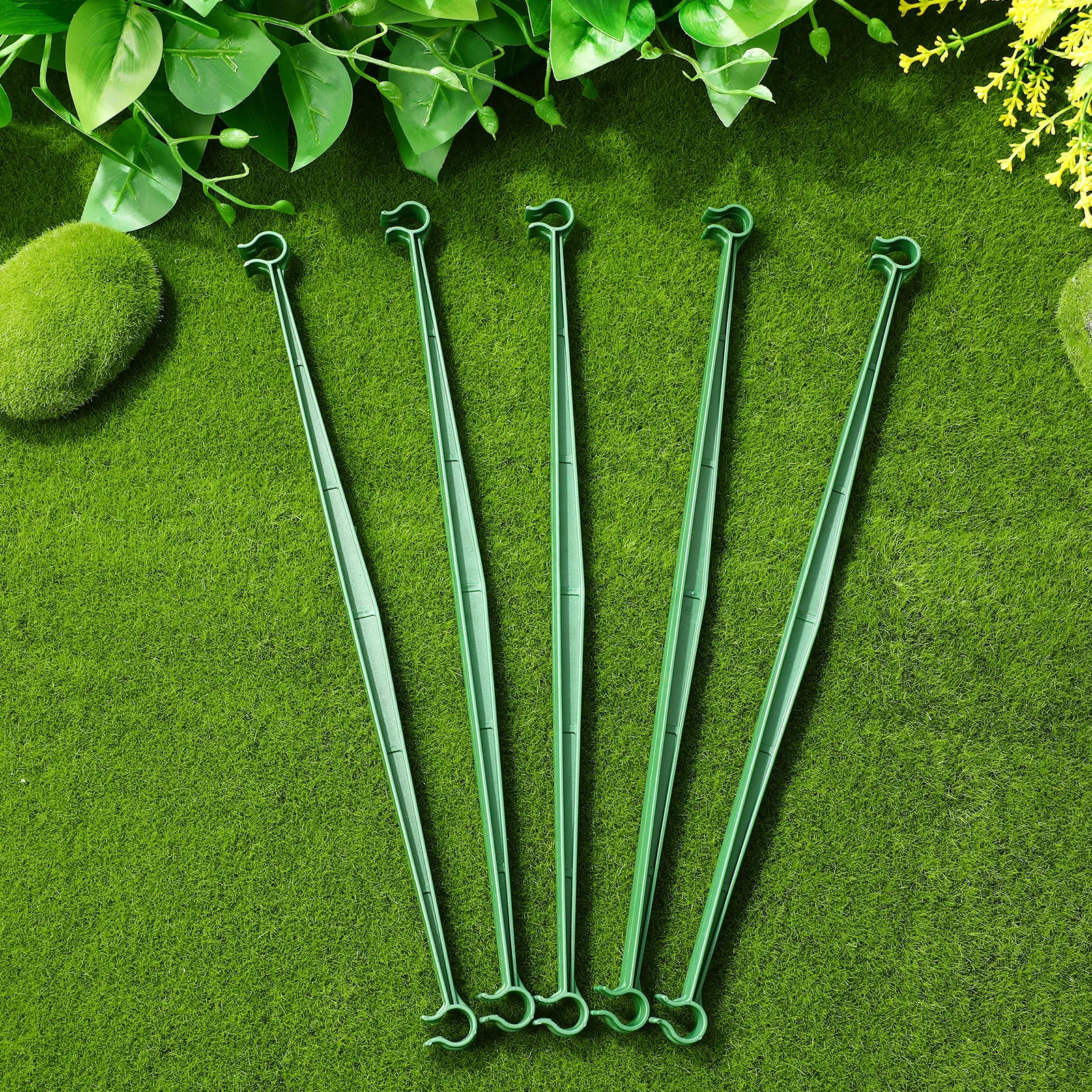 Tomato Trellis Connectors 24 Pack 30mm Plastic Rod Brackets for Cucumber Vine Garden Support Frames