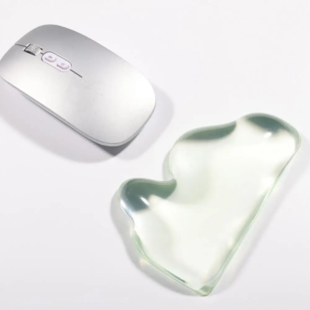 Silicone Wrist Ergonomic Gel Wrist Set for Keyboard Silicone Soft Wrist Support Pads Comfortable Hand Relief for Office Gaming