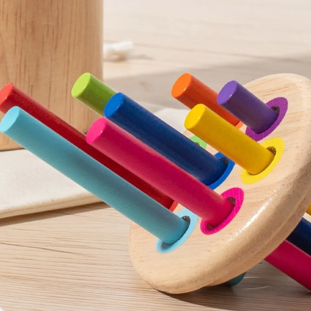 Montessori Color Sorting Early Educational Wooden Shape Matching Hands-on Skills Exercising Safe Puzzle Game Birthday Gifts