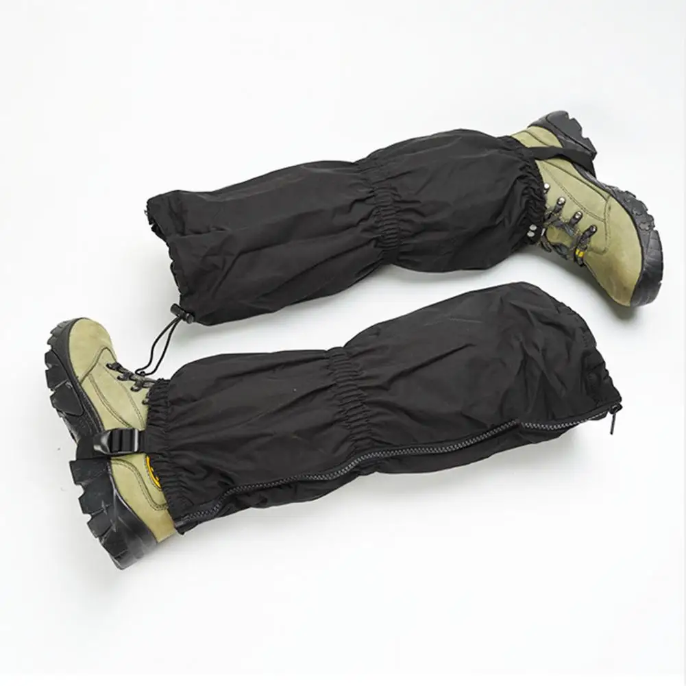 Moisture-proof Shoe Gaiters Waterproof Shoe Covers Waterproof Snow Shoe Covers Adjustable Leg Gaiters for Winter Hiking Walking