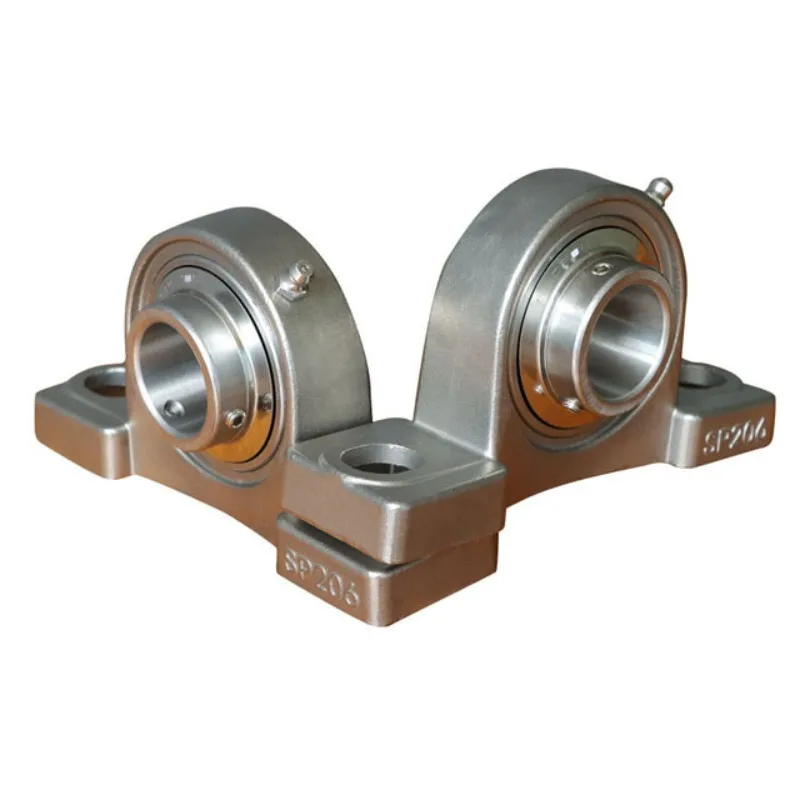 Alloggiamento verticale sferico in acciaio inox