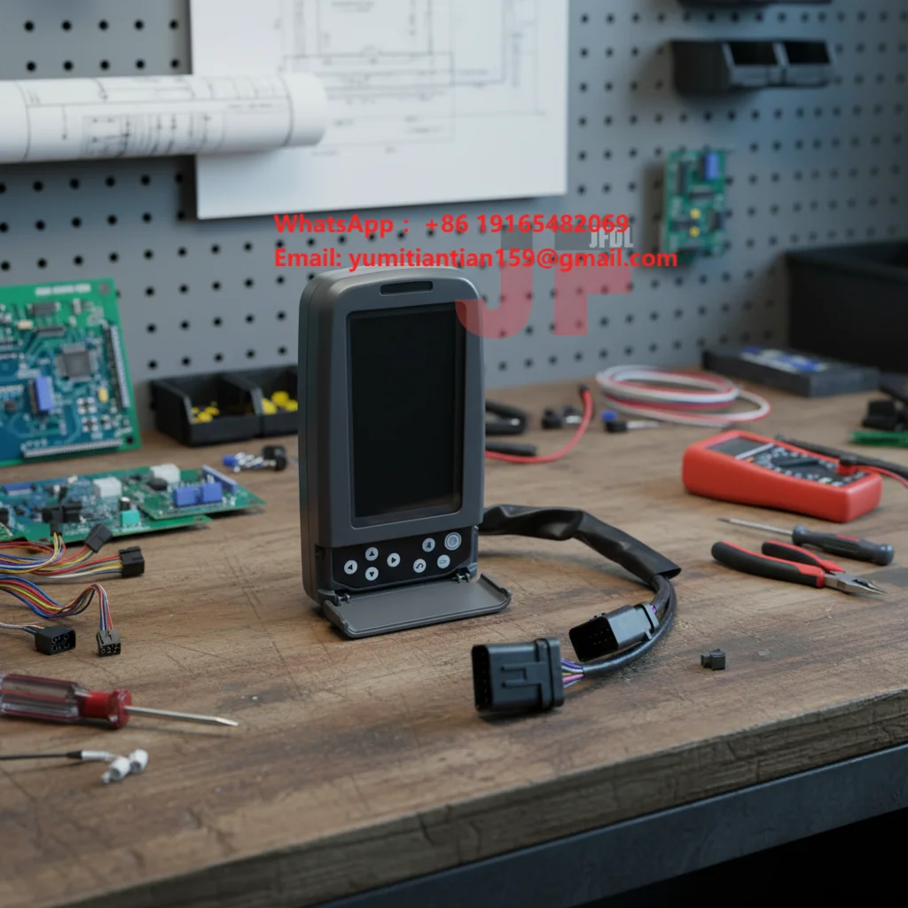 New Monitor Display Panel for Excavator Engine Monitor Display Screen 3277482 327-7482 320D 312D E320D E312D E322D Spare Parts