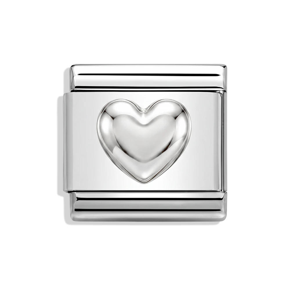 Stainless Steel Italian Charm Bracelet 9mm DIY Jewelry Elastic Bangle Links Heart Charms Women Gift Fashion