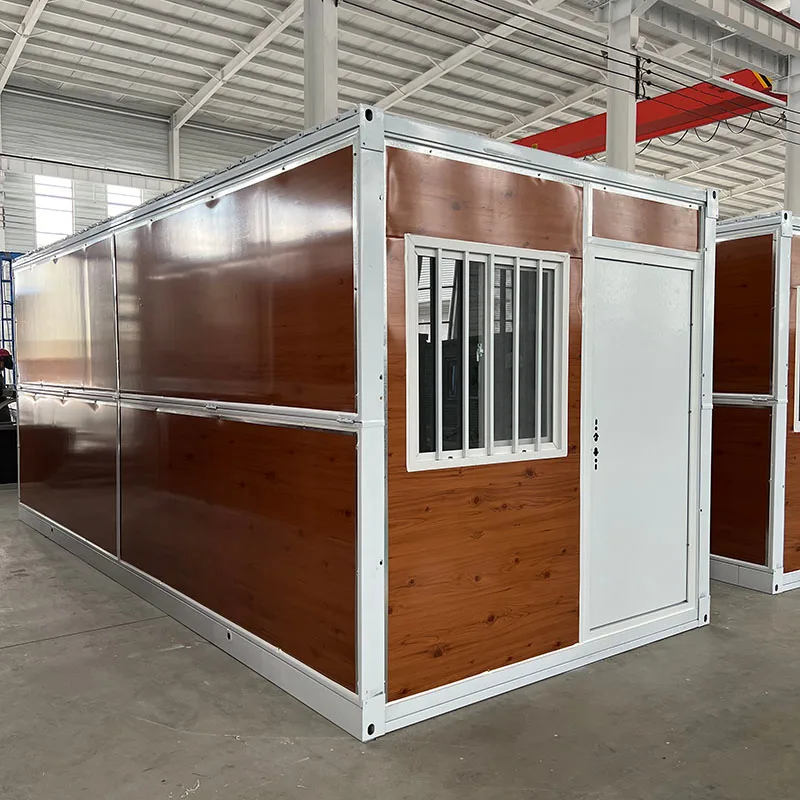 Convenient 20ft Prefabricated Office Container House Quick 5-minute Build 20ft Foldable Design Shop Outdoor Fast Transportable