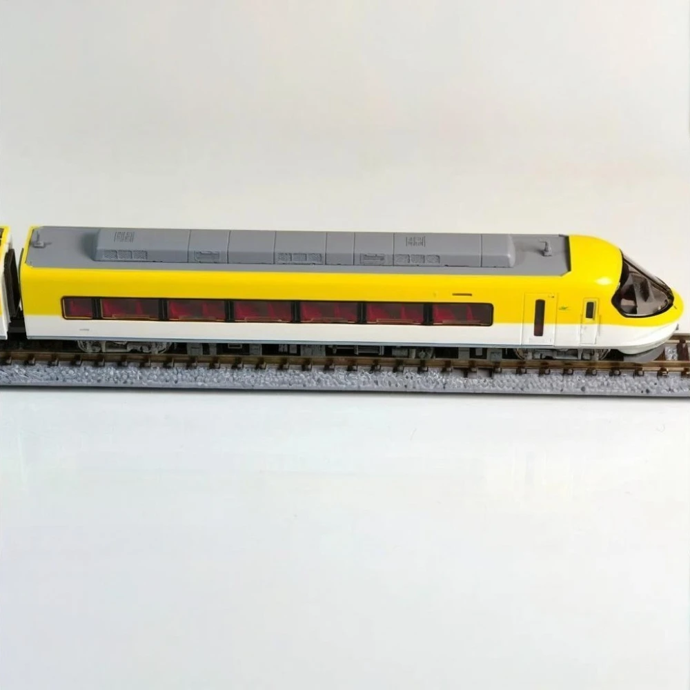 N type 1/160 Scale Model Train Kintetsu 23000 Series Electric Locomotive A6661 Yellow 6-carriage Train Set Boys Toy Gift