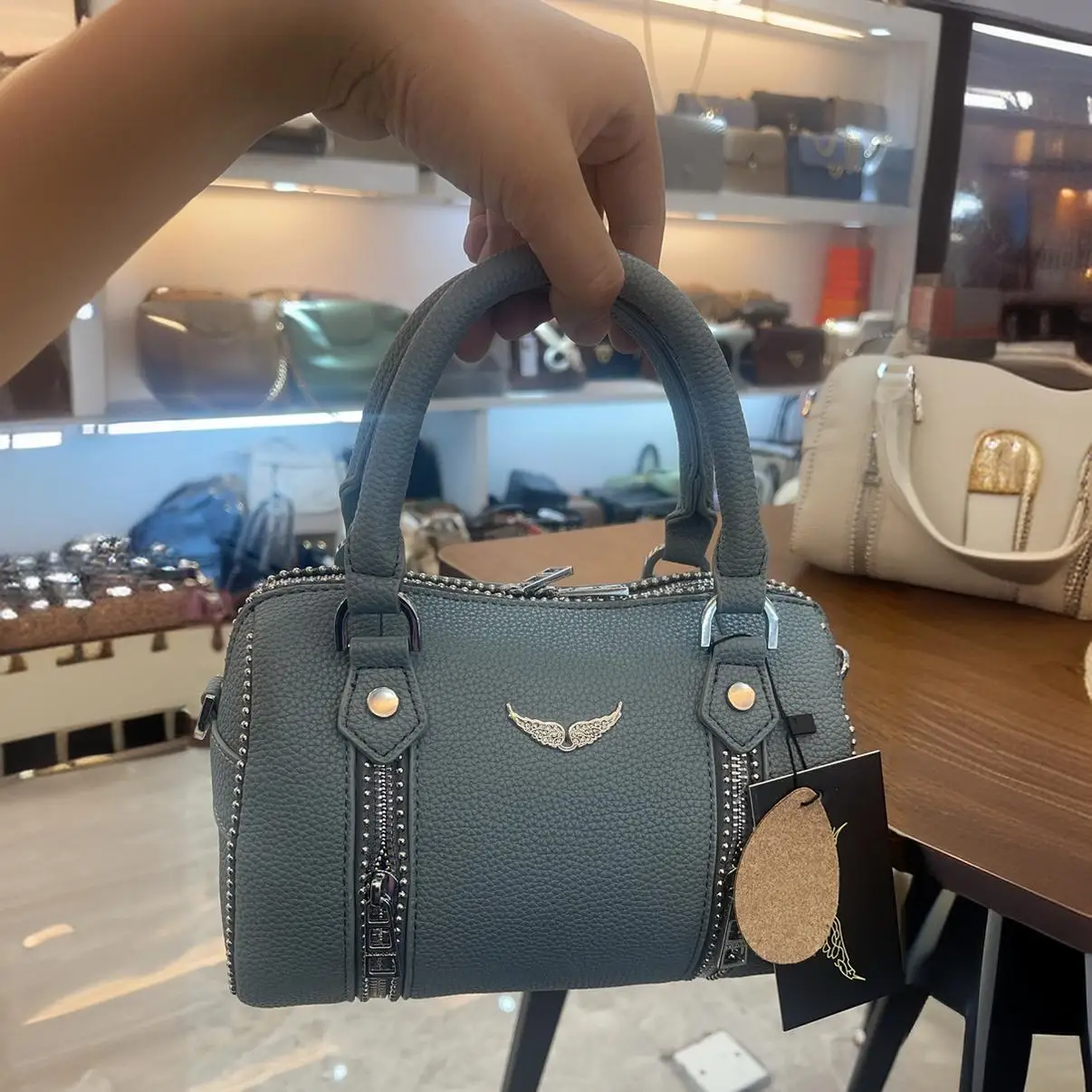 2026 Genuine Pebbled Leather Bucket Bag, Adjustable Crossbody Strap, Vintage Inspired Top Handle Tote, Premium Hardware