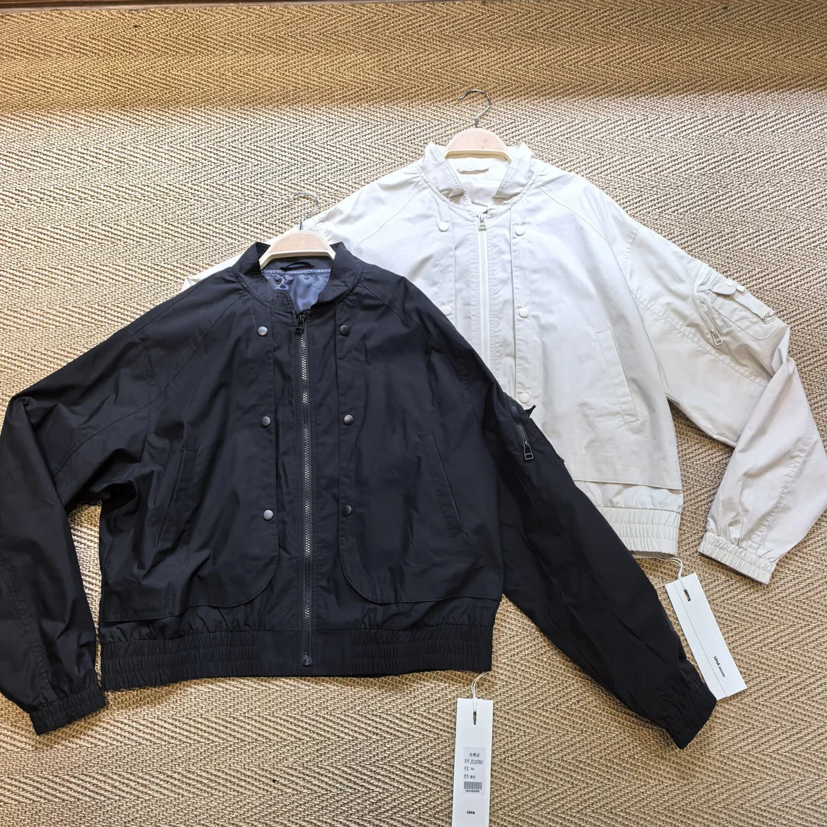 2026 New Short Wide Flight Jacket Shopkeeper Coat Autumn Cleanfit Thin Coat Short Vintage