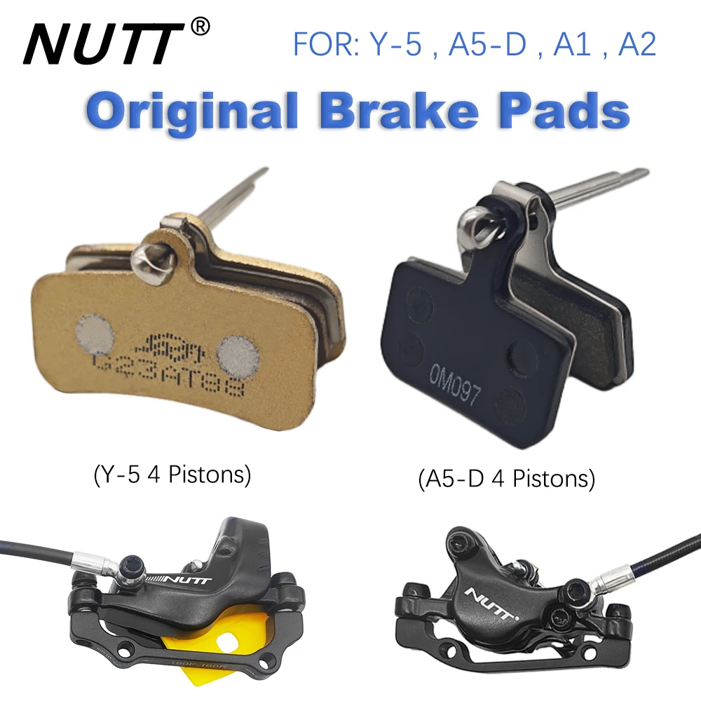 

Оригинальная тормозная колодка NUTT Y-5 A5-D 2, 4 поршня, керамика, гидравлический дисковый тормоз для MTB, детали суппорта электрического электронного велосипеда