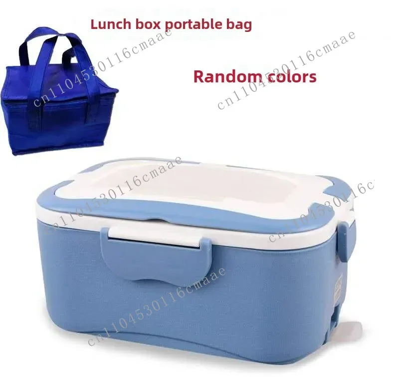 New C5 Stainless Steel Electric Heating Lunch Box for Both Car and Household Use, 1.5L 12V 24V 220V with Lining