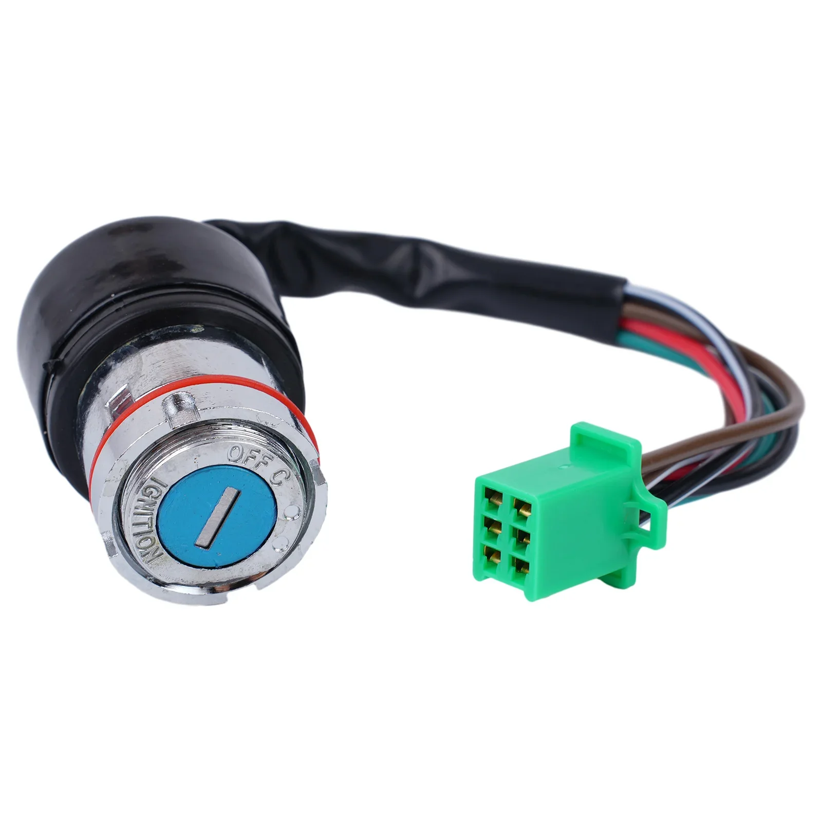 Durable Universal Ignition Key Switch For Motorcycles 6 Wire System With 2 Keys Compatible With 50CC 90CC 110CC 125cc