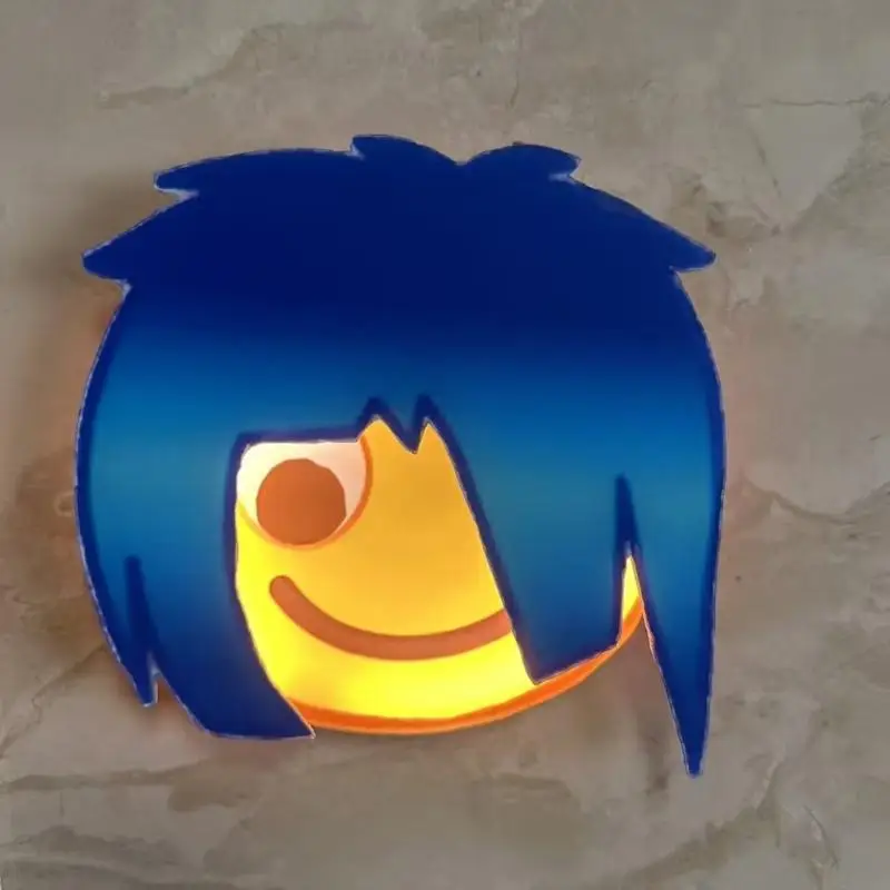 Smiles Face Wall Light Auto On or Off Motion Sensors Activated Decors