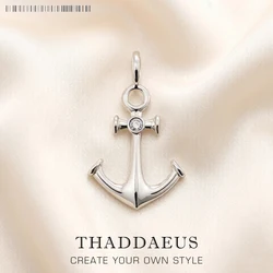 Pendant Anchor Classic Winter Brand Fashion Trendy Jewelry Europe 925 Sterling Silver Accessories Gift For Woman & Men