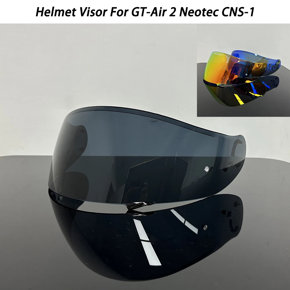 Motorcycle Helmet Visor plating silver Deep Smoke Replacement Lens helmet Visor Fit for Shoei gt air Gt Air2 Neotec CNS-1