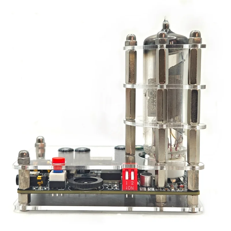 AA87 Индикатор уровня аудиоспектра VU 6E2 Плата драйвера трубки «кошачий глаз» Светящийся звукосниматель