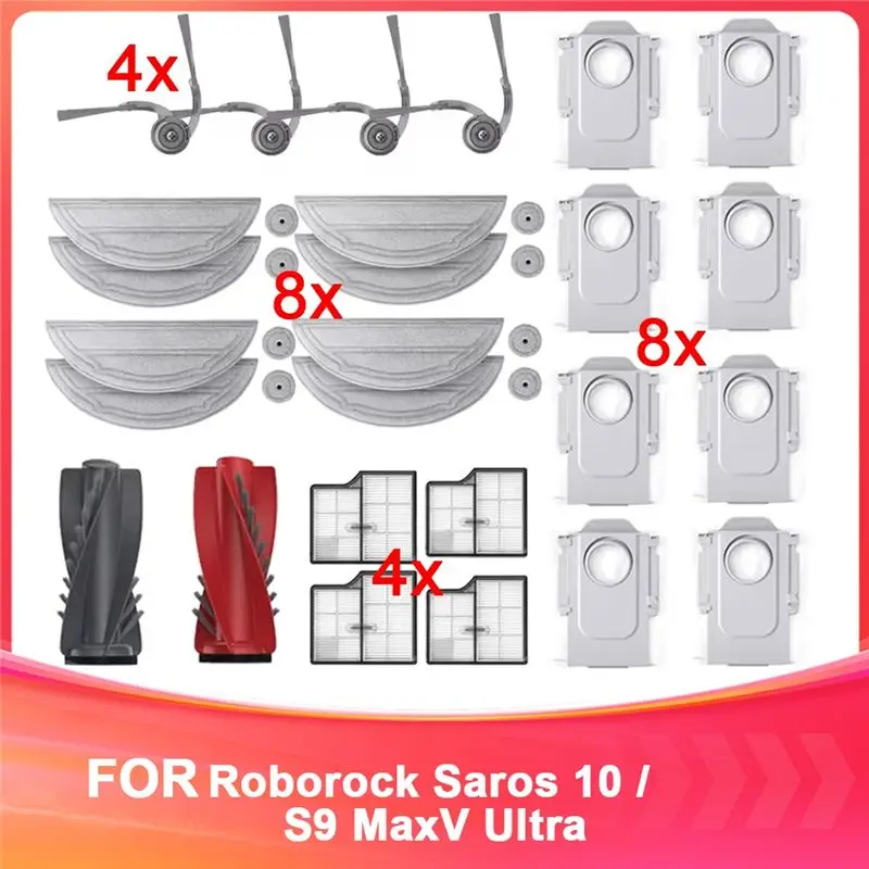 Factory NEW Accessories Forroborock Saros 10 Accessories Forroborock S9 Maxv Ultra Vacuum Cleaner Parts