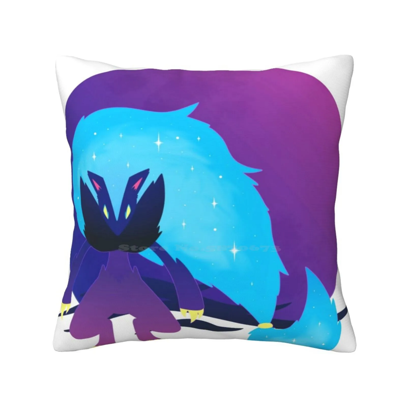 

Fox Of The Full Moon Fashion Sofa Throw Pillow Cover Pillowcase Cosmog Zorua Zoroark Illusion Full Moon Stars Nova Galaxy Fox