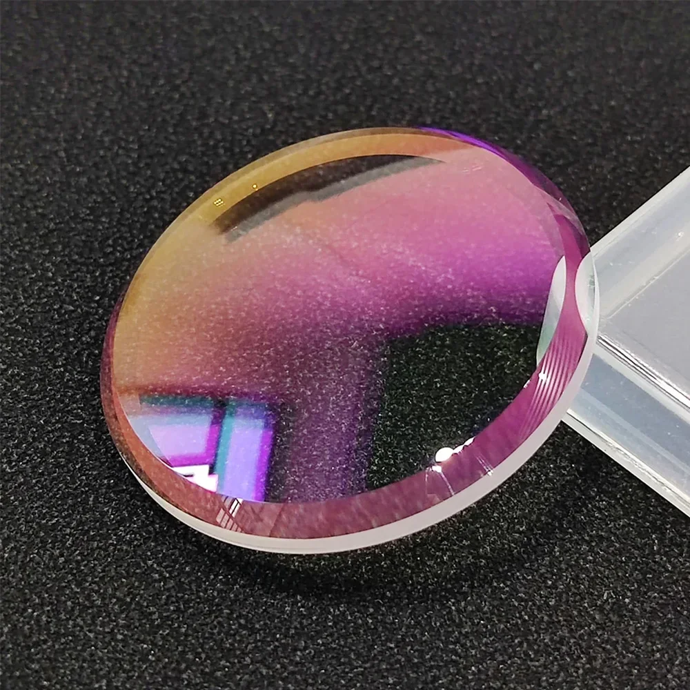 31.5mmx5.2mmx2.9mm Glass Double bubble Mirror Sapphire Glass Large Chamfer AR Coating Watch Glass Suitable for SKX007 SKX175