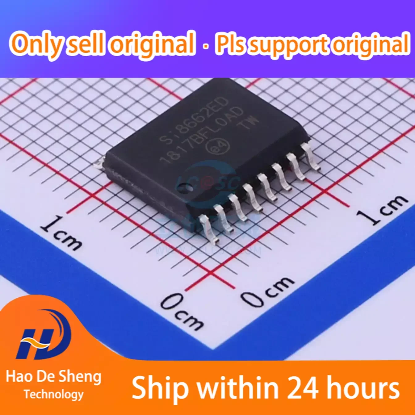 

10PCS/LOT SI8662ED-B-ISR SI8662ED SOIC-16 New Original In Stock