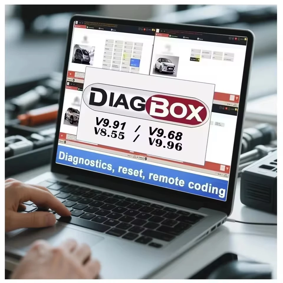 2025 El más nuevo V9.96 9,91 8,55 ​   9,68 Diagbox software de diagnóstico de coche multilingüe completamente funcional para Peug