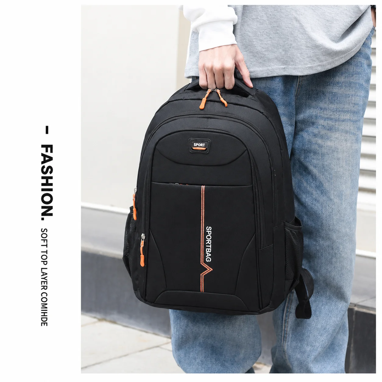 15.6 Inch Laptop Backpack Water-Resistant Daily Use Backpack Laptop Backpack Multi-Compartment For Traveling Trekking Day