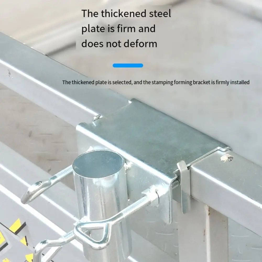 Verstellbare Regenschirm-Klemmhalterung, wasserdicht, rostfrei, für Terrasse, Regenschirmhalter, robust, stoßfest, Sonnenschirm-Befestigungsclip, Stuhl