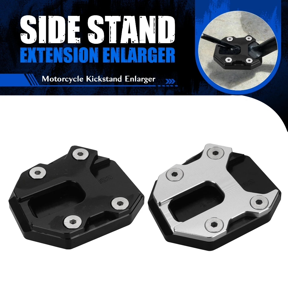 

For Yamaha MT-09 SP MT09 2021 2022 2023 2024 2025 TRACER 9 TRACER9 GT Motorcycle Side Stand Enlarger Kickstand Enlarge Plate Pad