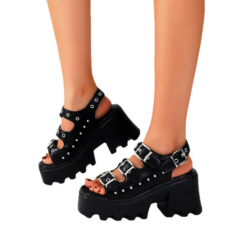 Beige Heeled Sandals 2024 Women\'s Increasing Height Ladies Shoes Summer Black New Elastic Band Girls Fashion Comfort Clogs Spor