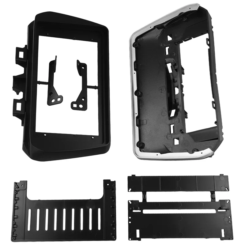 【قطرة السعر! !】سيارة ستيريو داش لوحة فآسيا تقليم الحافة غطاء 9 بوصة 2 الدين راديو الإطار محول لشركة هيونداي توكسون 2018 2019 2