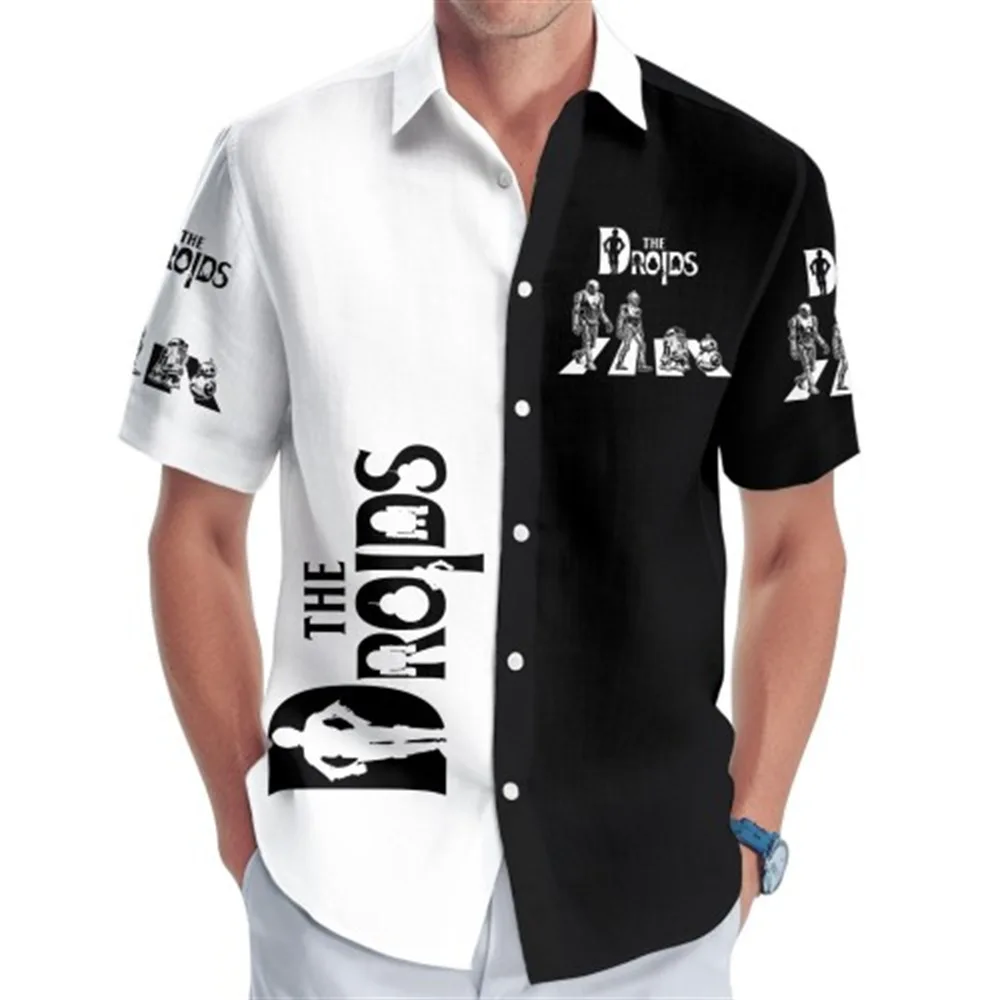 

Летняя повседневная мужская рубашка для отдыха на открытом воздухе, мужская модная рубашка с коротким рукавом, свободная и удобная гавайская рубашка для путешествий