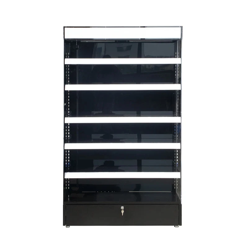 custom.High End Custom Cosmetics Perfume Floor Metal Shelves Lipstick Makeup Display Stand Skincare Beauty Product Display Racks