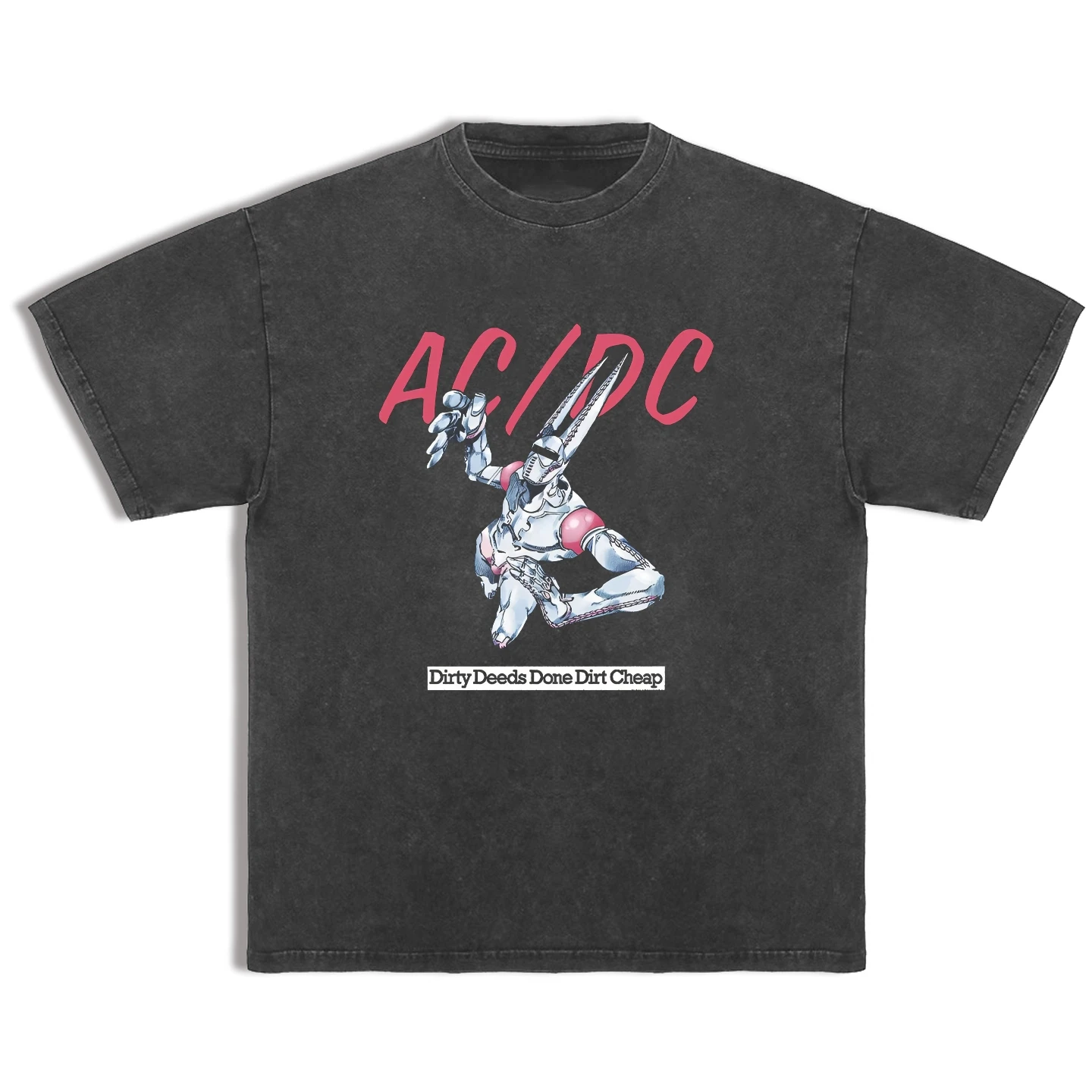

2025 "JO's Bizarre Adventure ACDC President Hirohiko Araki Мужская футболка с короткими рукавами и принтом из чистого хлопка U