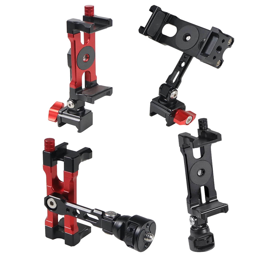 Mobiler Halter Schienenklemme 1/4" Schraube Kaltschuhhalterung für DJI RS2 RS3 RS4 Telefonstabilisator Smartphone DSLR Kamera Stativhalterung – Detail 1
