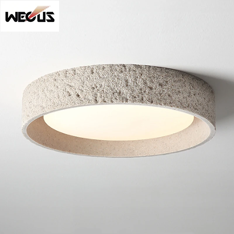 Nordic Bedroom Ceiling Light Designer's Modern And Simple Room Homestay Light, Japanese Wabi-Sabi Style Light