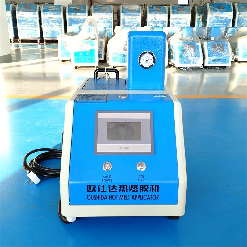 التلقائي الساخن تذوب لاصق قضيب المكبس ضخ الغراء آلة رش لاصق Melter نظام الإلتصاق