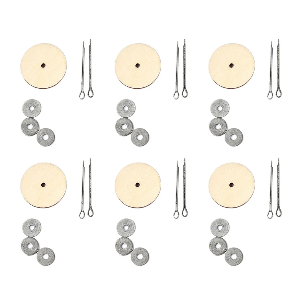 20 set Houten Gewrichten Accessoires 24 Mm Zilver Flexibele Draaibare Bouten Voor Diy Beer Maken Craft Huisdier Reparatie Kit