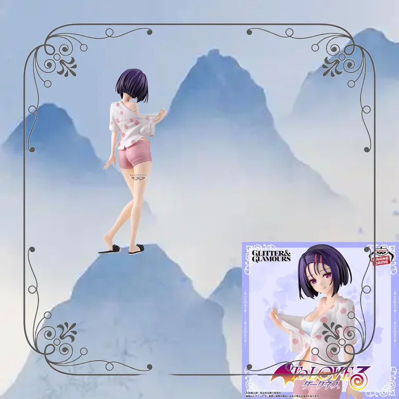 

Подлинная оригинальная фигурка Bandai Banpresto To Love-Ru Darkness Glitter & Glamours Haruna Sairenji, модель из ПВХ, коллекционная фигурка, кукла