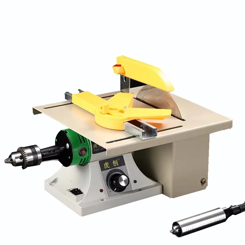 Multifunction Mini Table Saw, Jade Engraving & Stone Polishing Machine, Cutting Grinder For DIY Craft, 220V