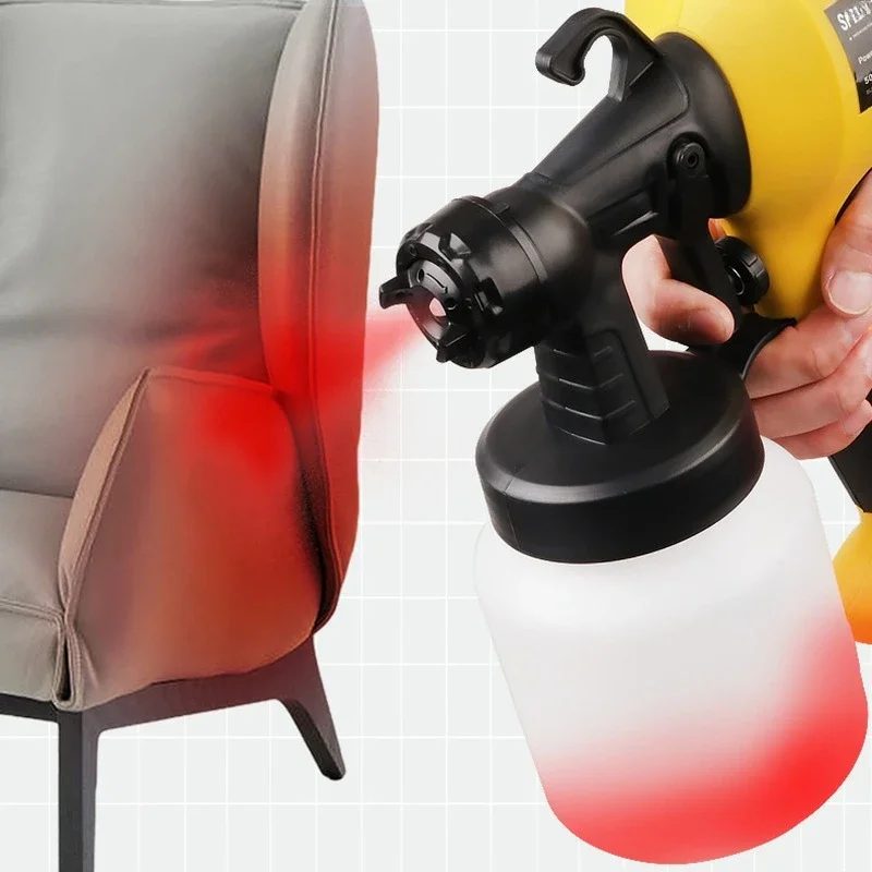 Portable Spray Gun High Pressure Electric Plastic Paint Spray Guns Spray Emulsion Electronic Tool Removable Electric Tools